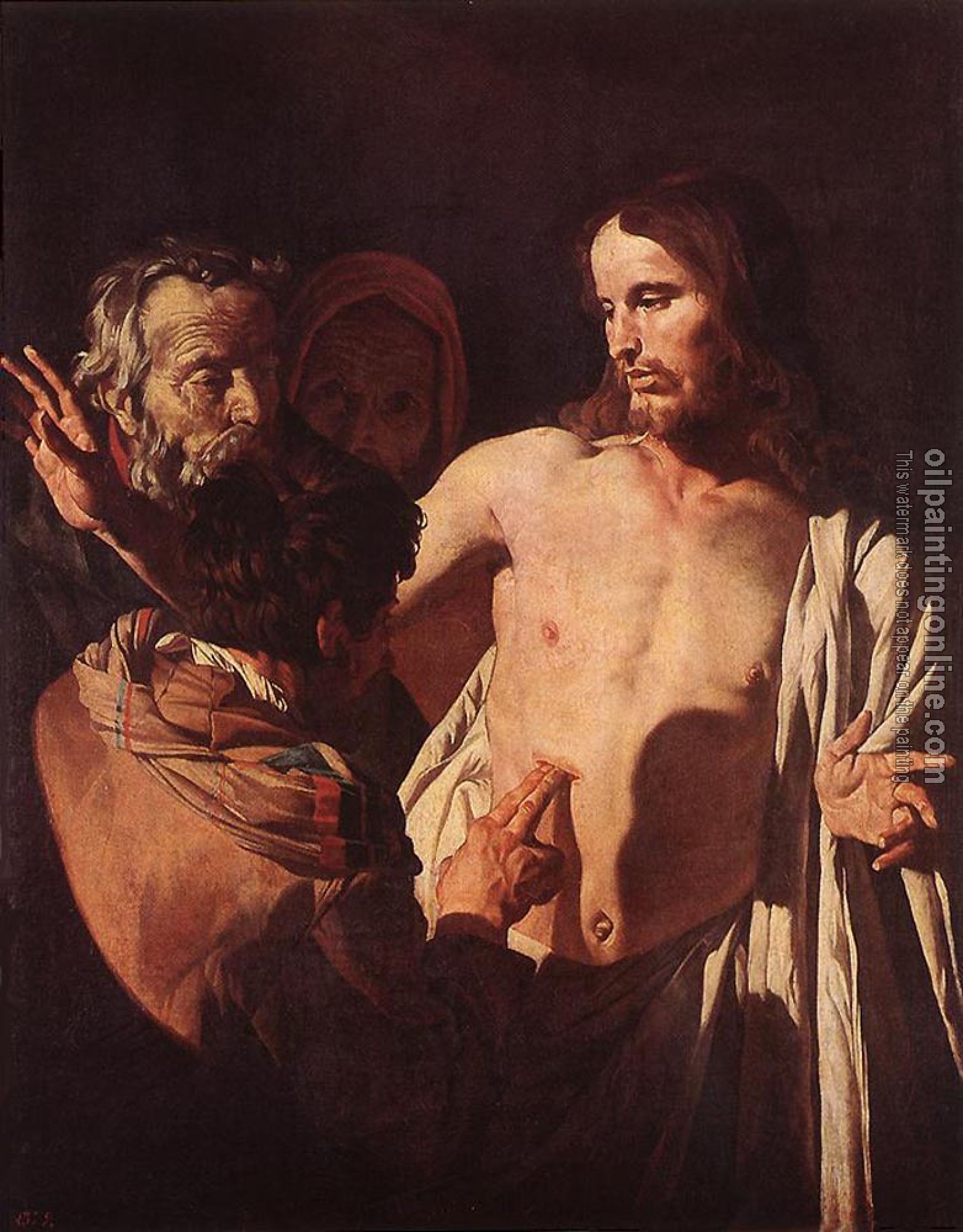 Gerrit van Honthorst - The Incredulity Of St Thomas